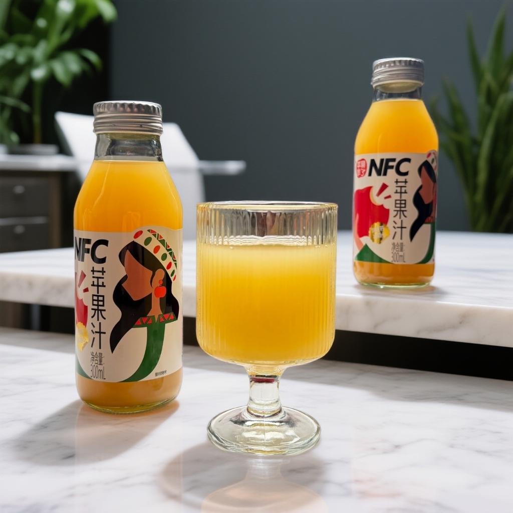 【高品质-NFC阿克苏冰糖心苹果汁】配料表只有苹果，无任何添加剂