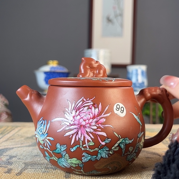 杯景德柴烧茶杯多人