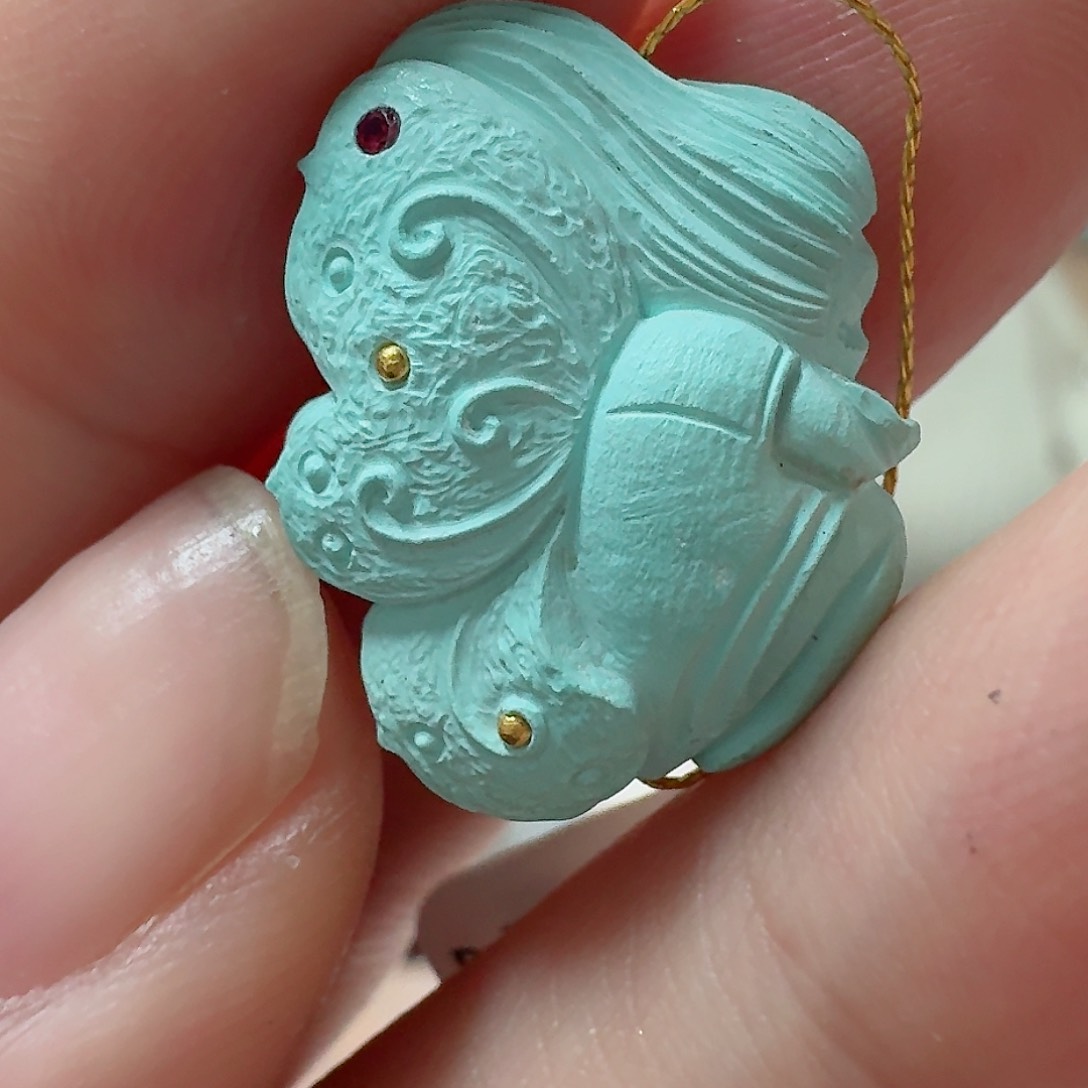 绿松石珠宝奇石未镶嵌