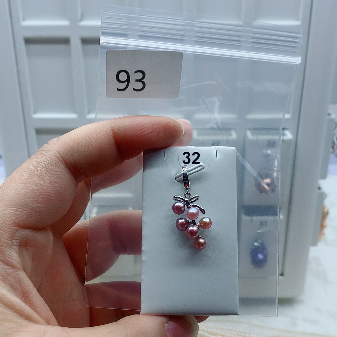 淡水珍珠吊坠(不含链)合金