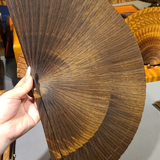 扇子21小叶桢楠金丝楠木苏扇阴沉