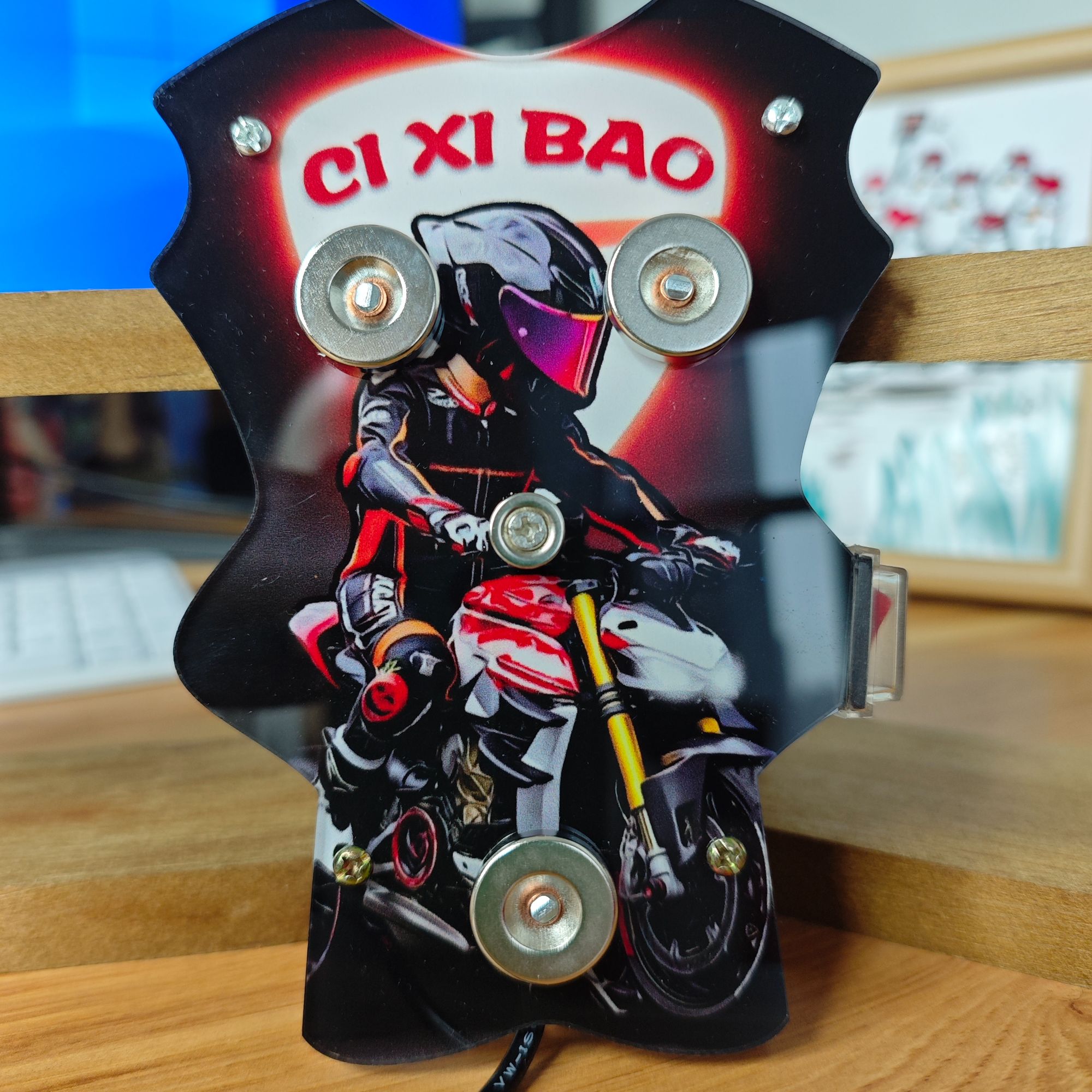 电动车摩托车磁吸手机充电支架底座（单支架）