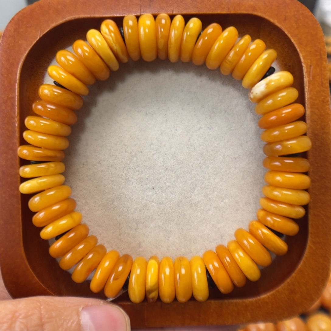 蜜蜡未镶嵌手串蜜蜡