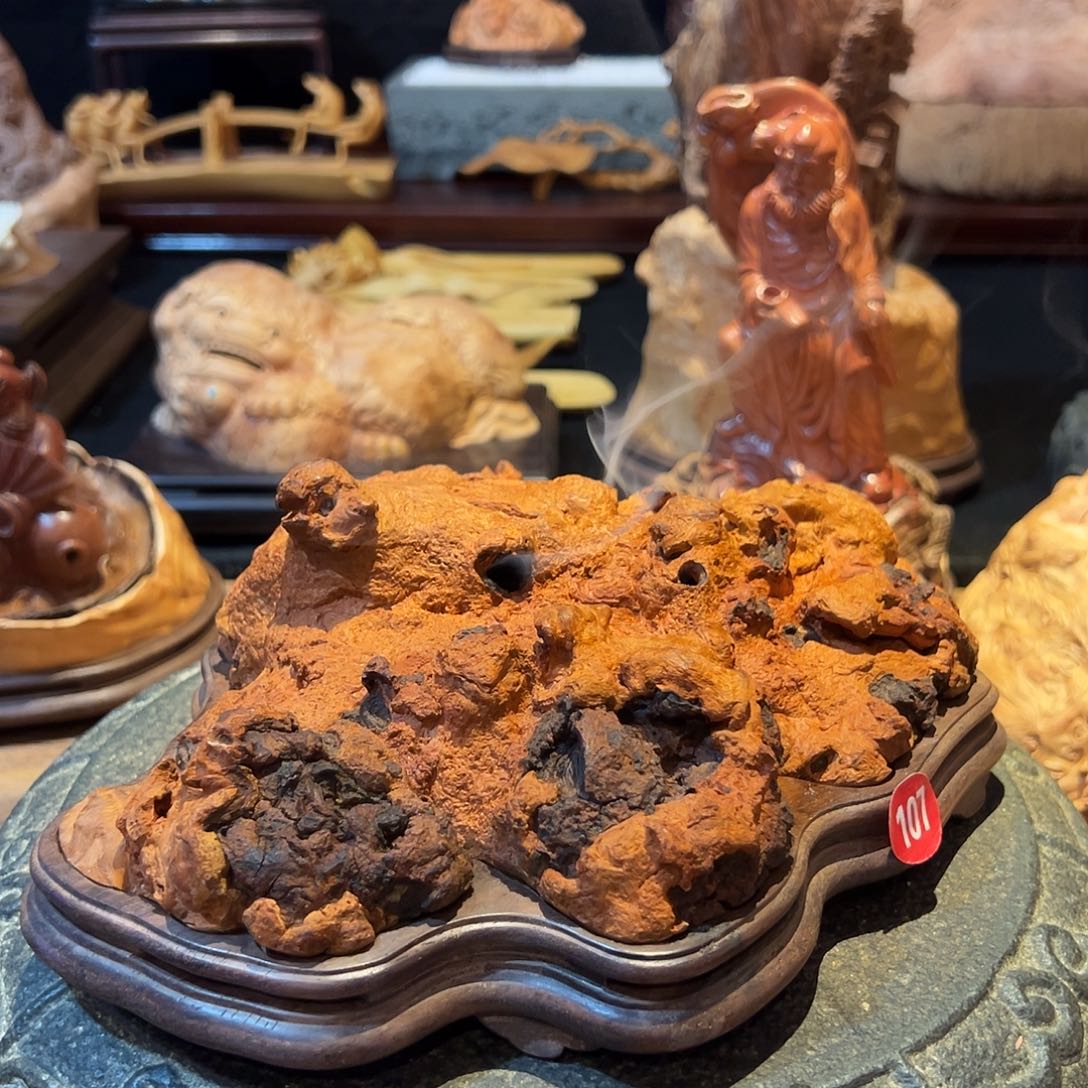 荔枝木用****0荔枝木随形香炉