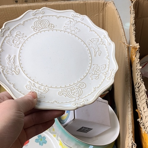 盘陶瓷制品满25拼单发货默认微瑕