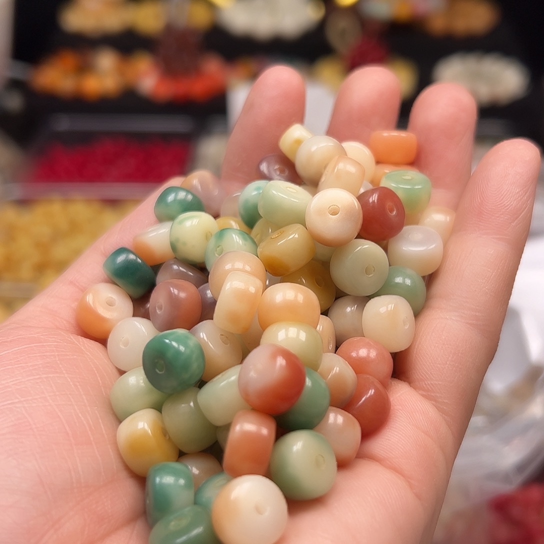 手串菩提根/象牙果120颗10尺寸花皮药片