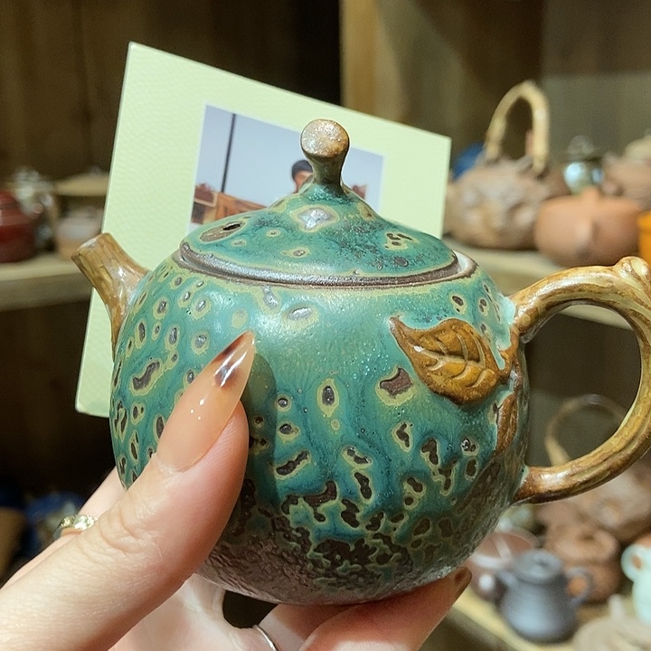 柴烧老岩泥高端茶器