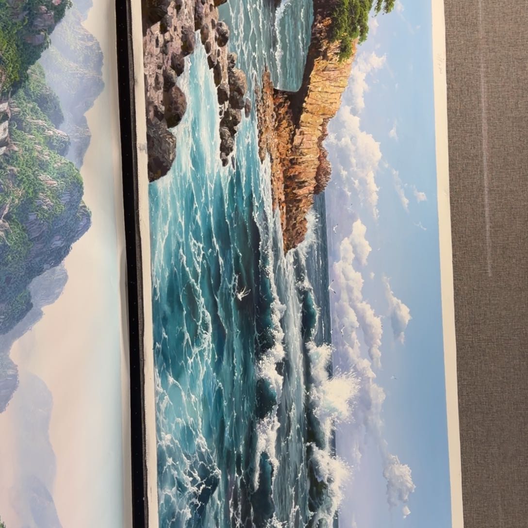 油画加油加油努力加油努力