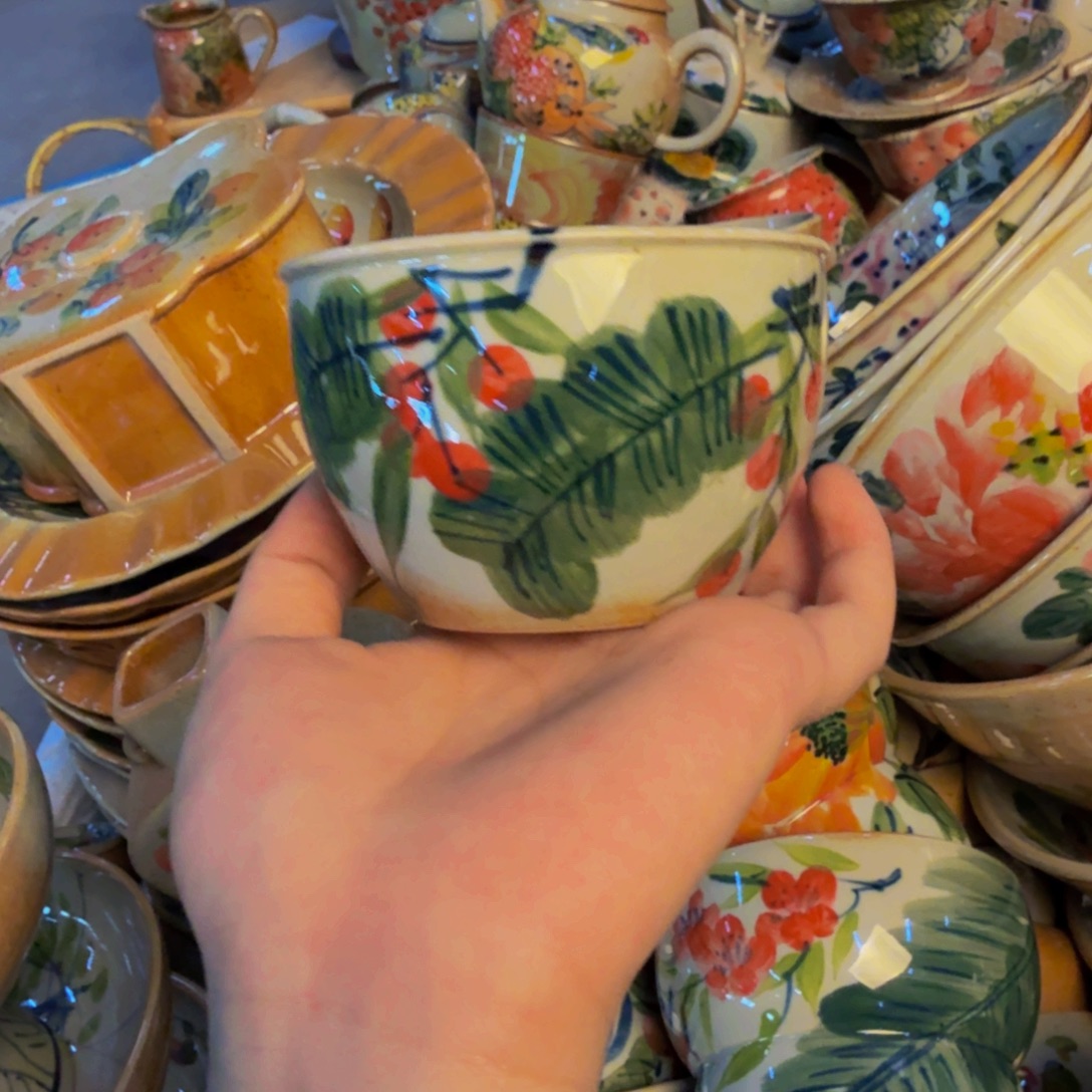 瓷片景德镇陶瓷手工手绘