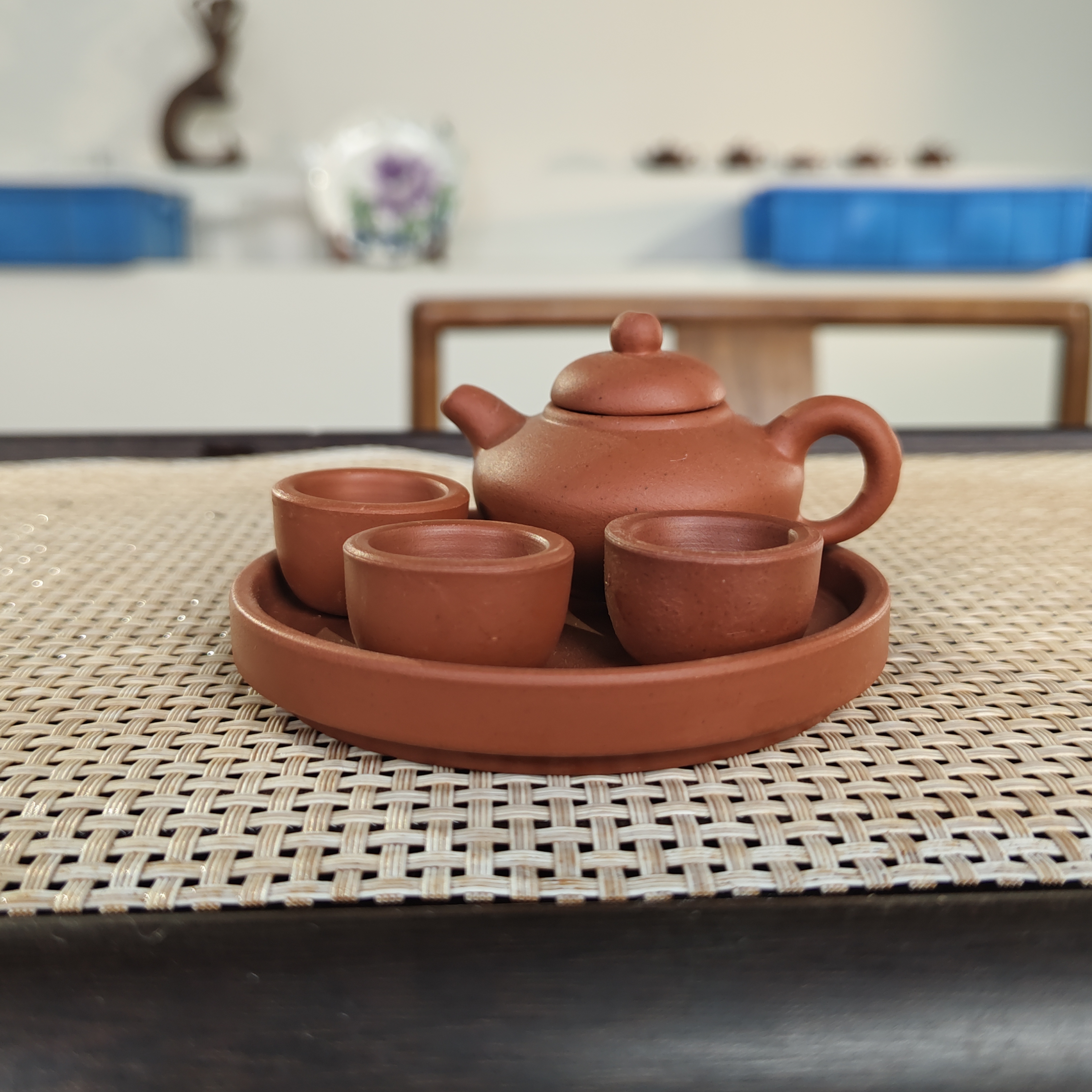 YZ紫砂-紫砂茶具套组摆件