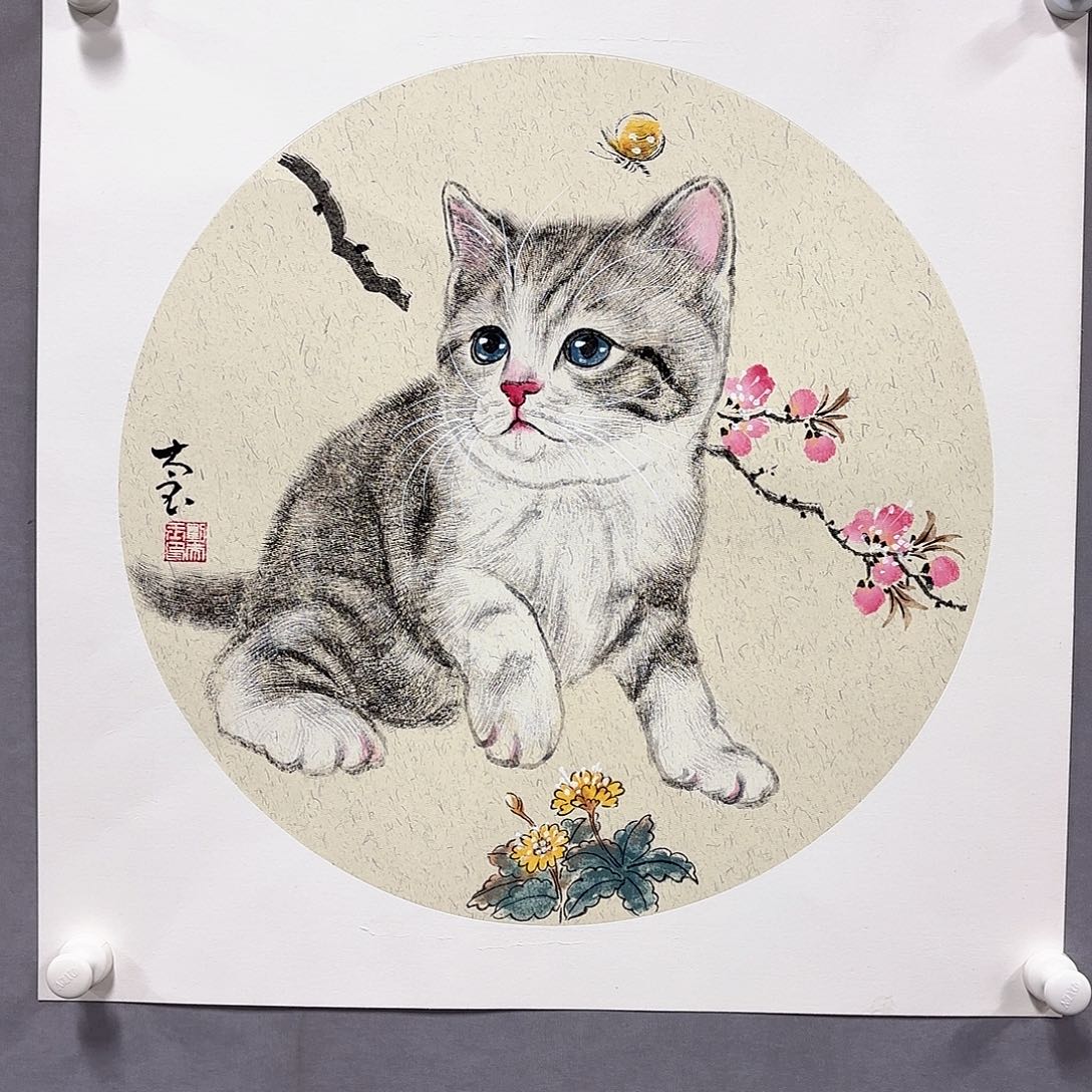 国画国画纯手绘作品请放心去藏