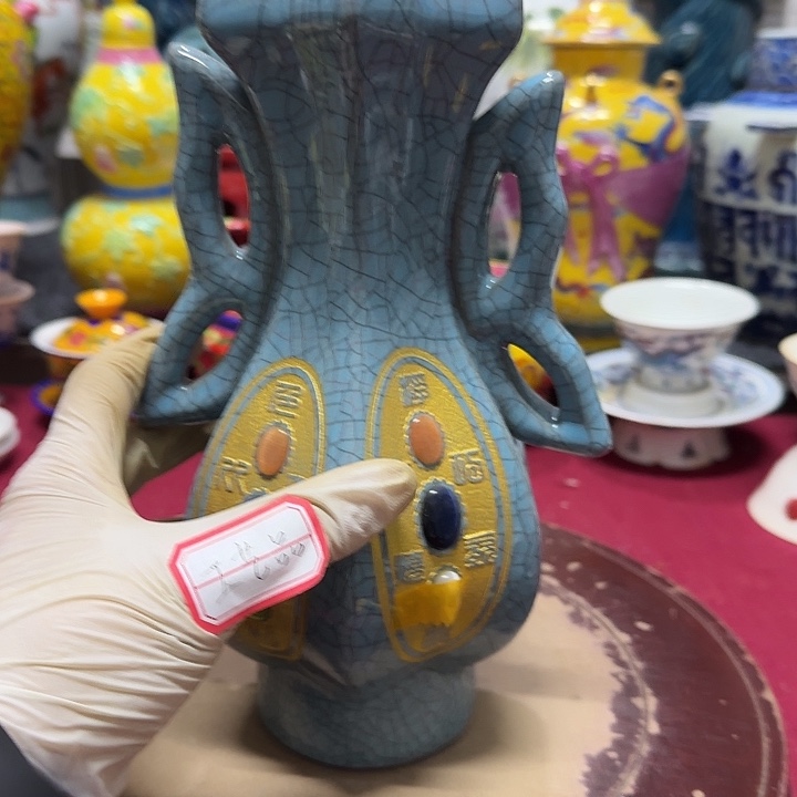 摆件工艺品瓷片装饰