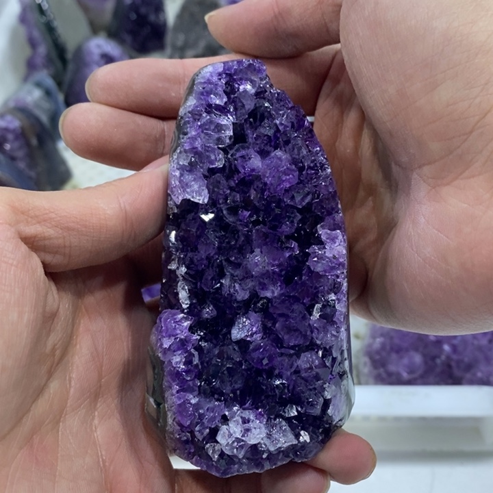 紫晶摆件摆件未镶嵌