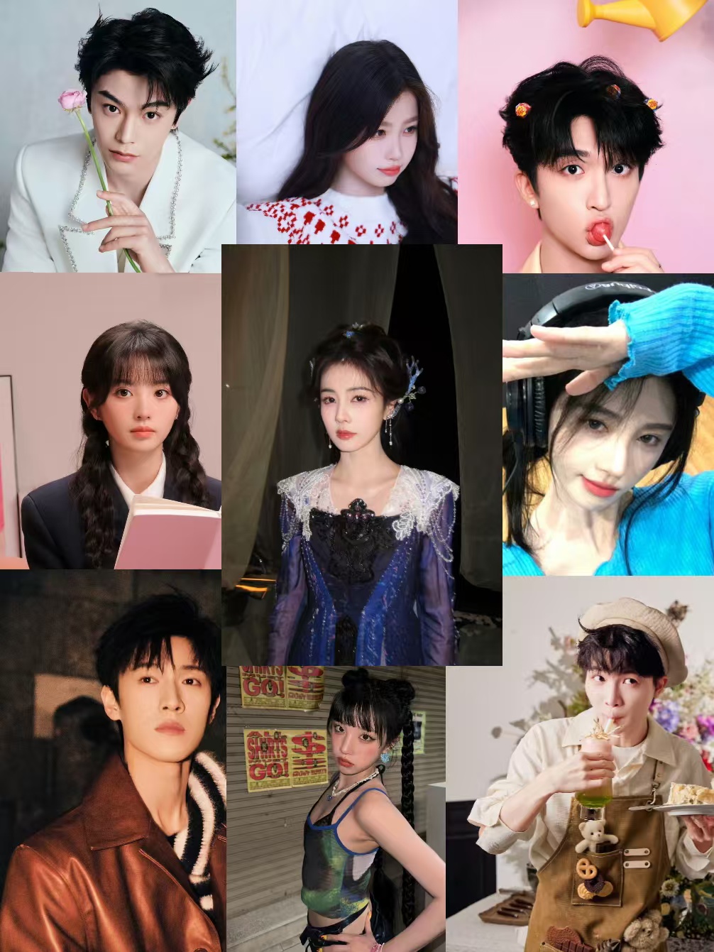 A【男女】 6寸明星片 爱豆周边系列照片