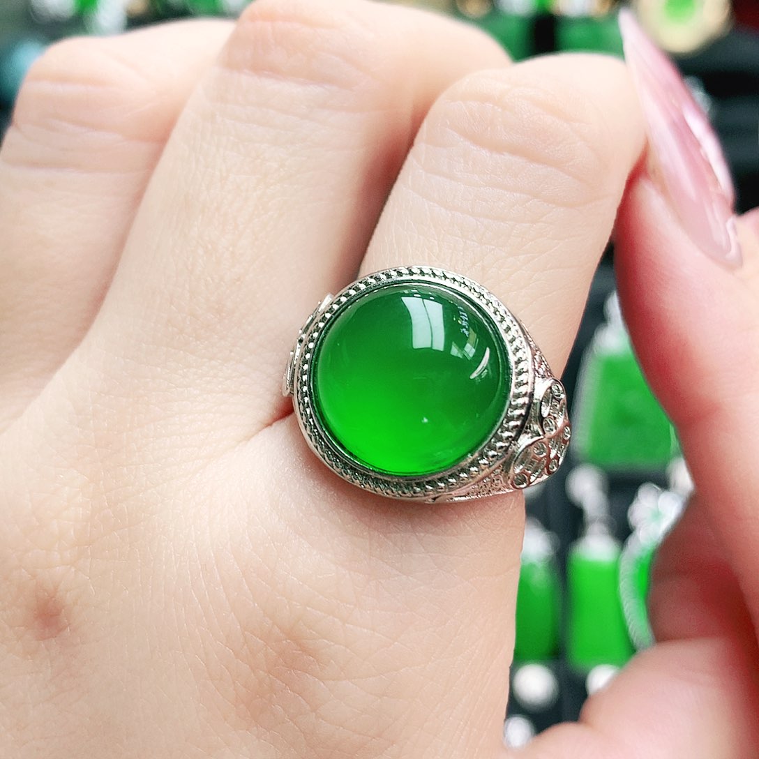 玛瑙/玉髓戒指未镶嵌