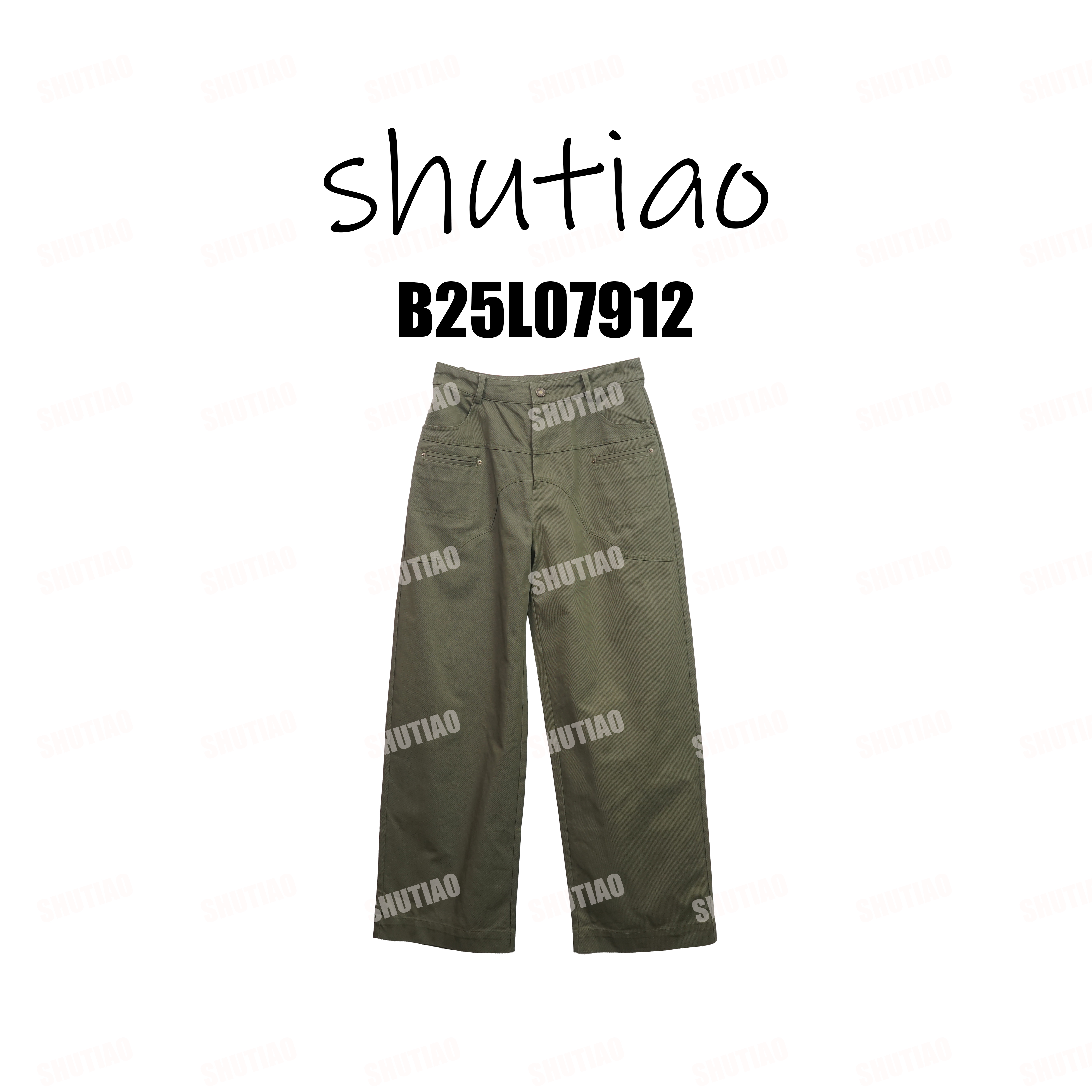 【SHUTIAO】2025冬季：新款小众设计款裤子B25L07912
