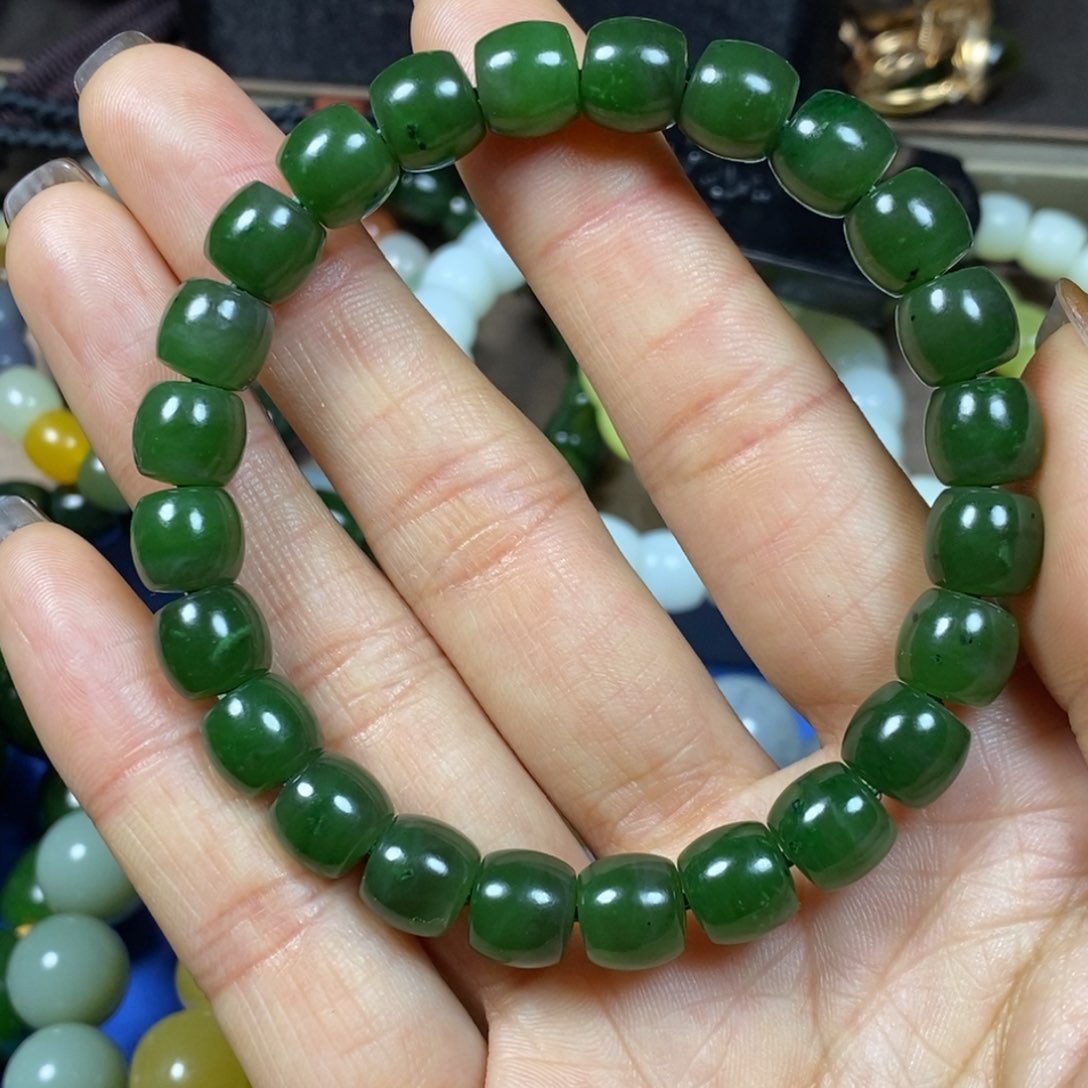 和田玉手串未镶嵌