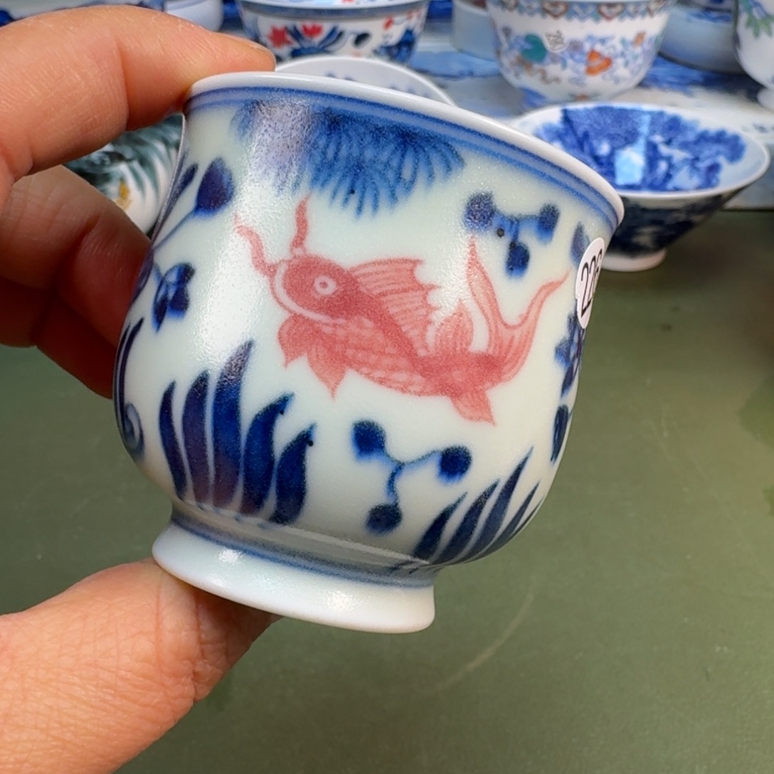 陶景德镇纯手绘茶具圆圆226