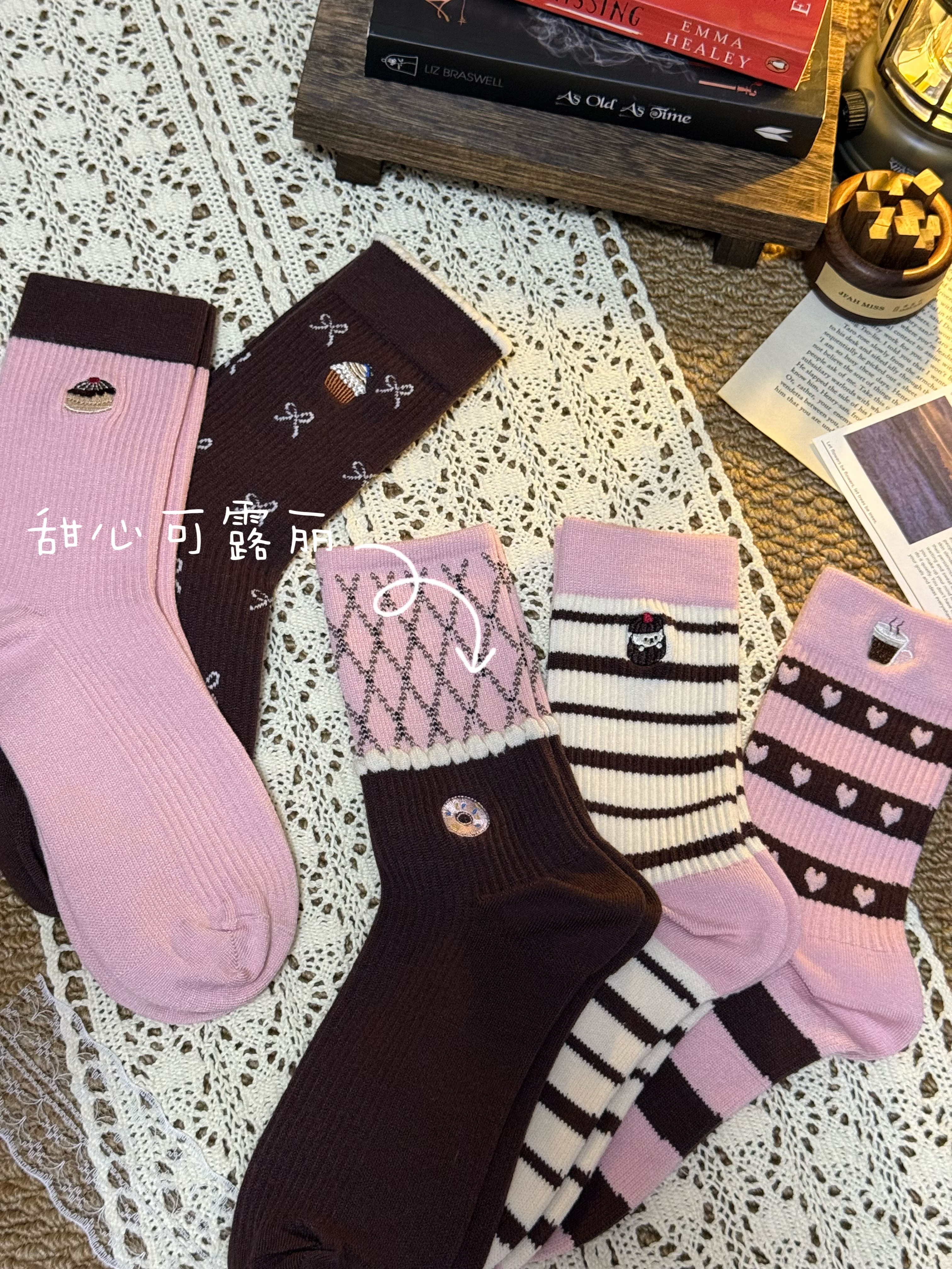 冬季新款羊毛咩咩长筒堆堆袜冬季保暖透气