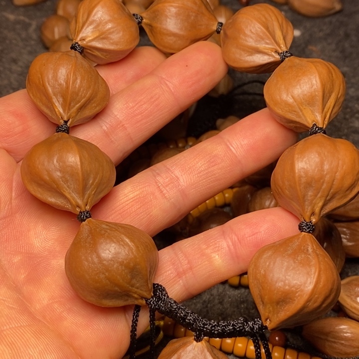 橄榄核手串2.5四花37号