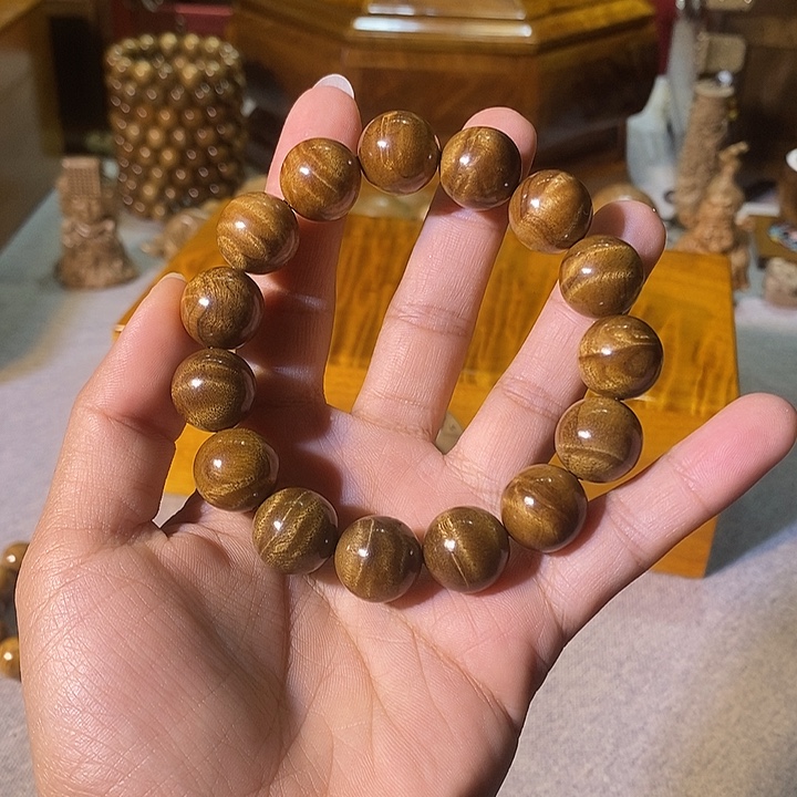 金丝楠金丝楠木1.5手串