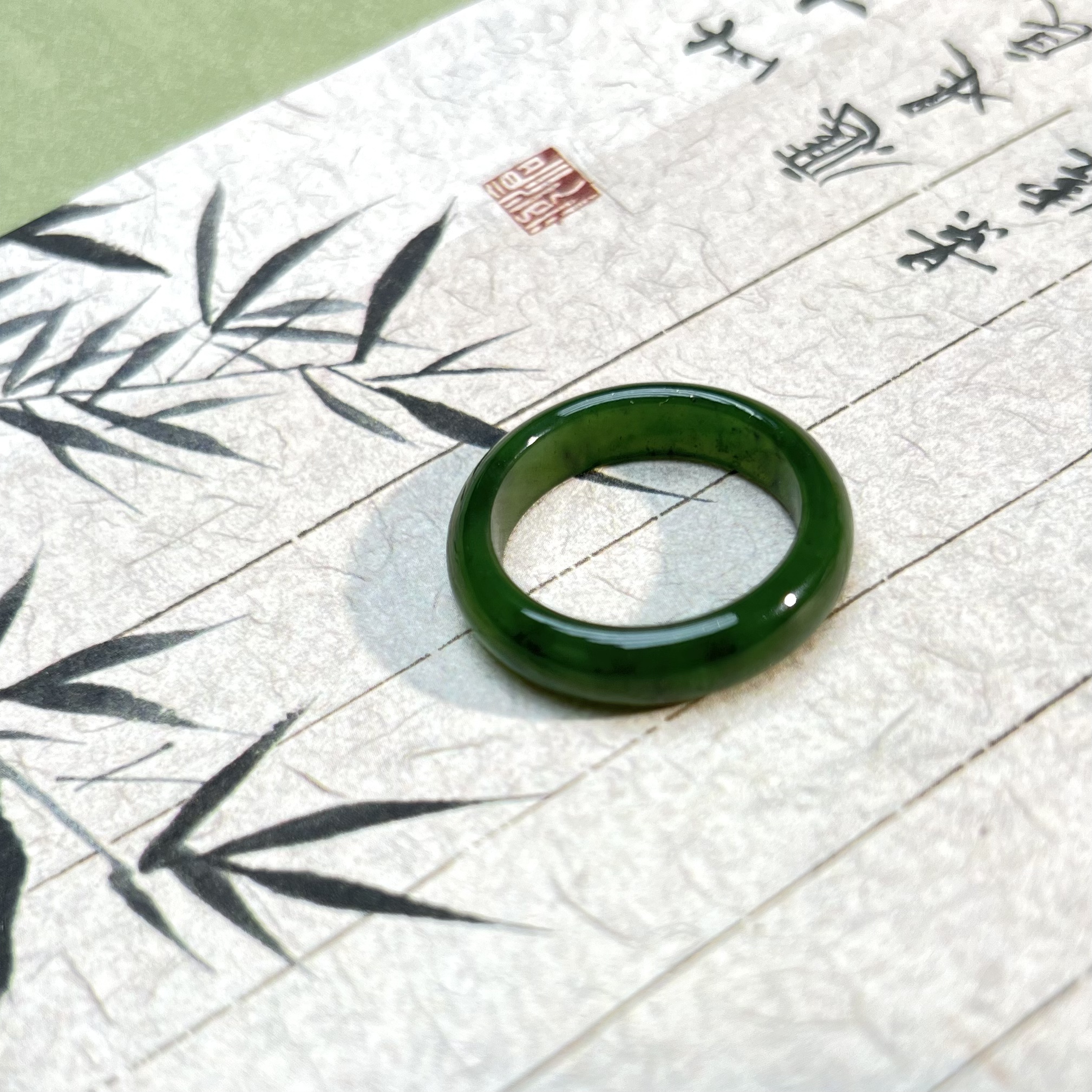 俄料碧玉戒圈【多样性发其一】