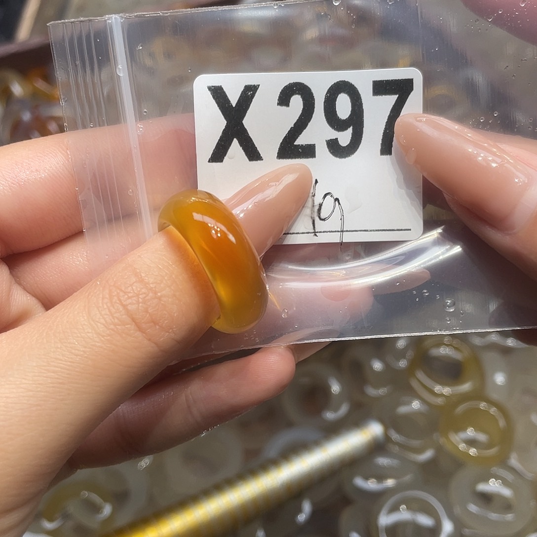 玛瑙/玉髓合金戒指297 