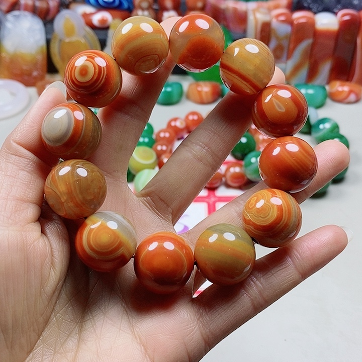 未镶嵌手链玛瑙/玉髓用****3