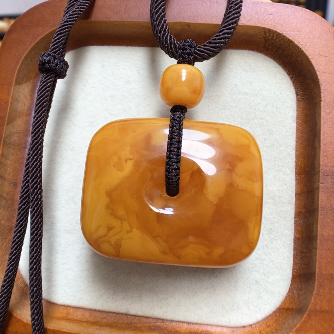 蜜蜡颈饰未镶嵌蜜蜡