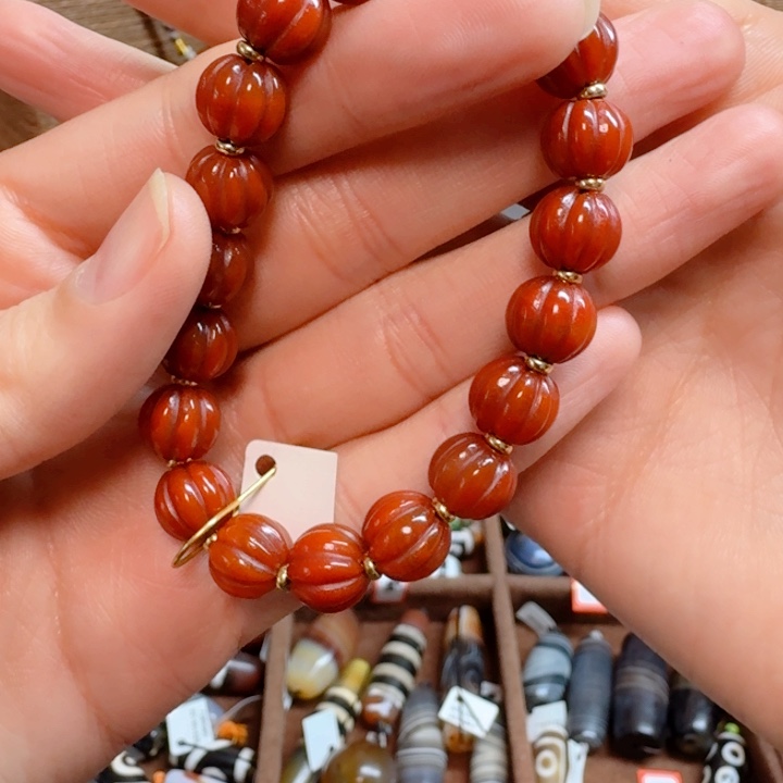 玛瑙/玉髓手链未镶嵌