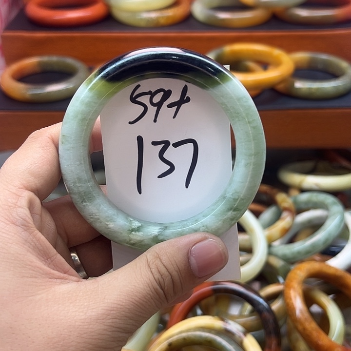 蛇纹石玉合金手镯