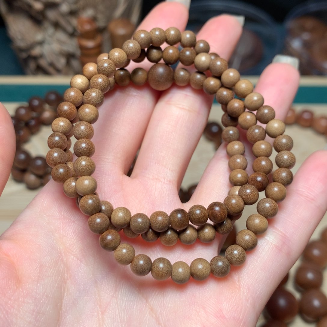 檀香木手串/手链老山檀香5x108
