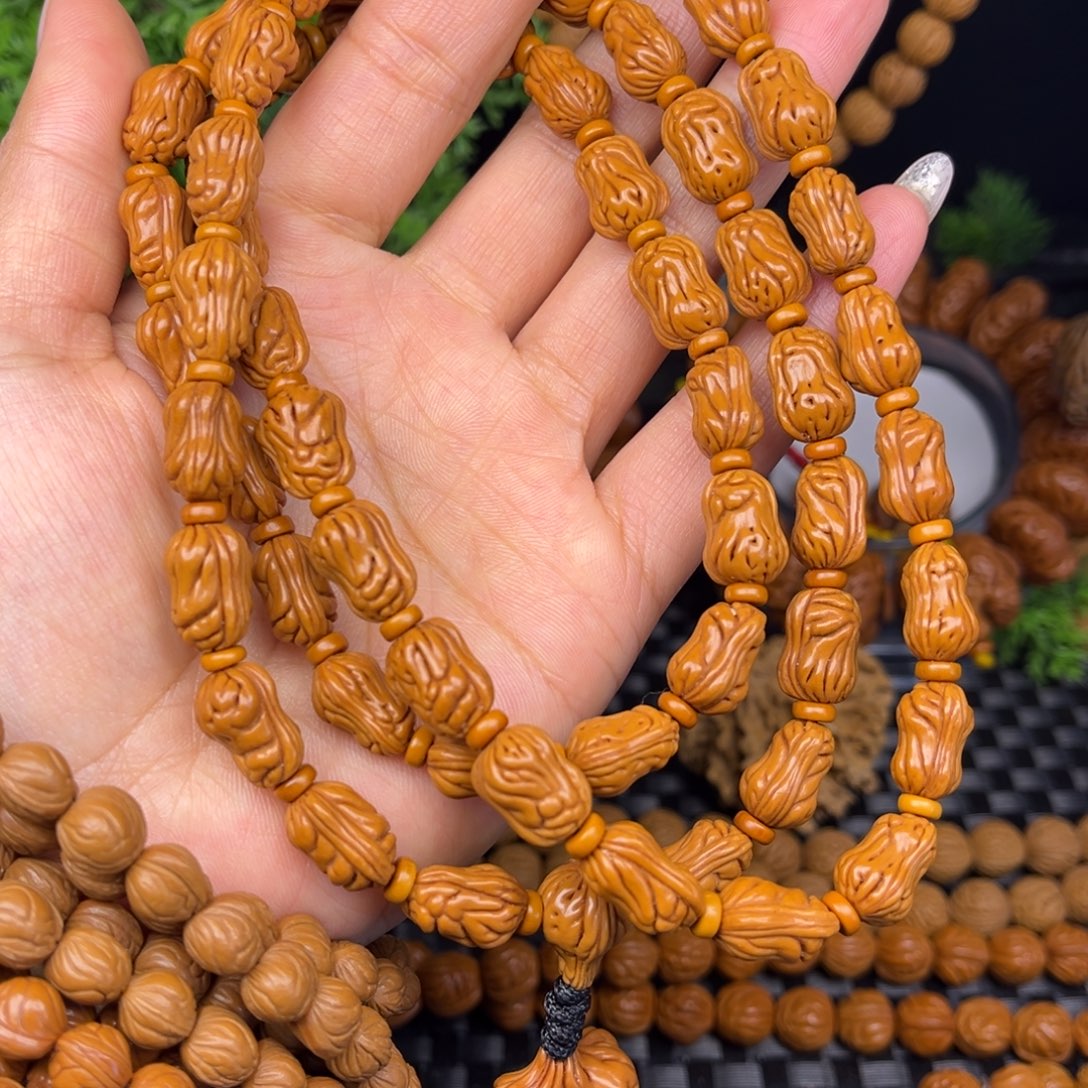 吊坠文玩核桃花生脖挂