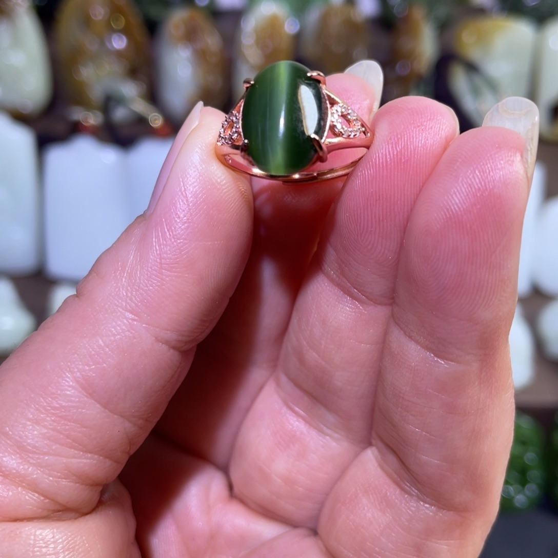 和田玉（糖玉）未镶嵌戒指