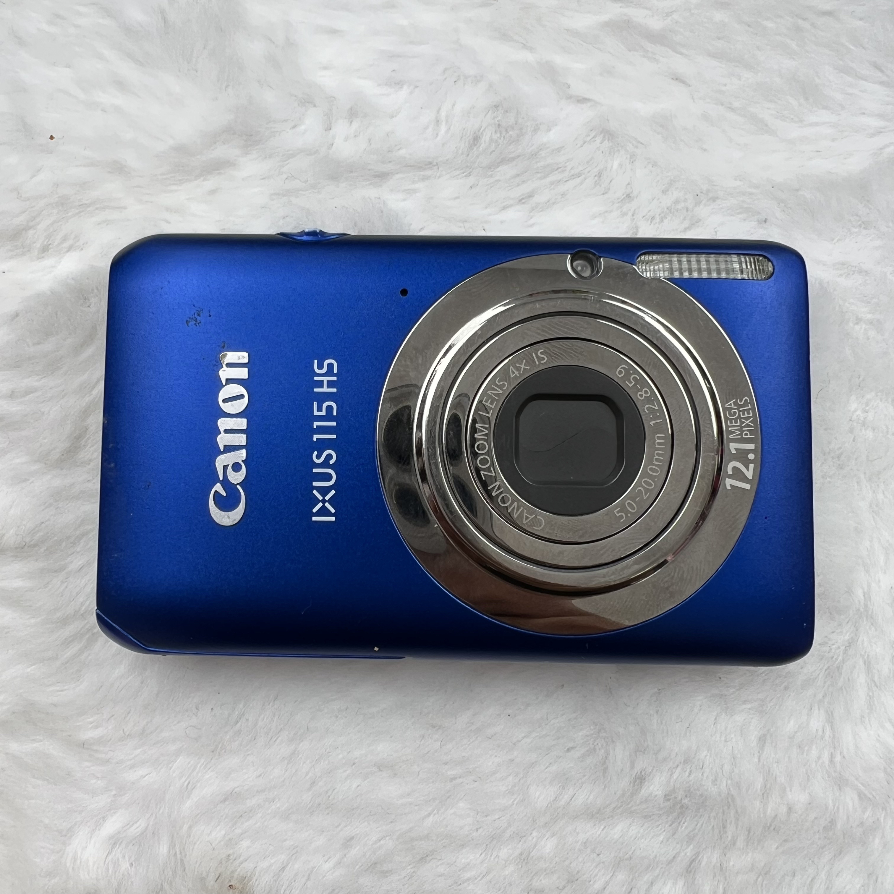 95新 Canon/佳能 ixus115蓝色稀有款1210w像素4倍光变冷白皮