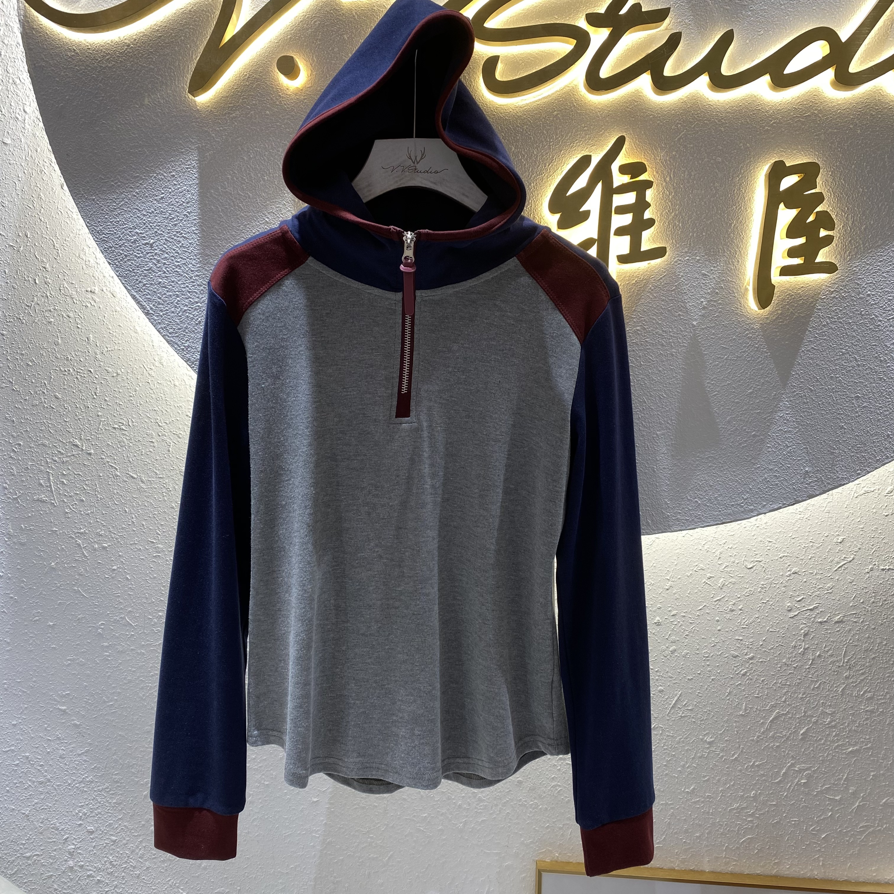 NO退NO换·【撞色帽衫】
