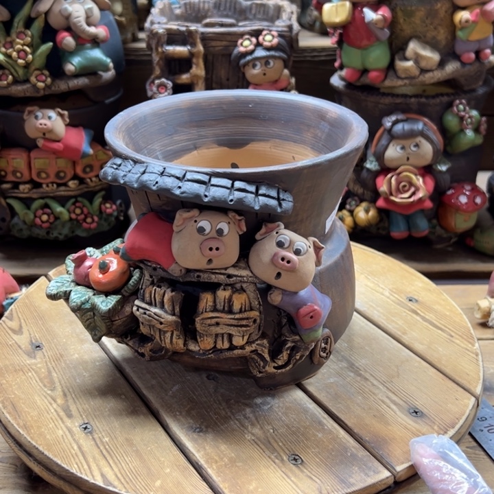 嘻哈多肉花盆百搭