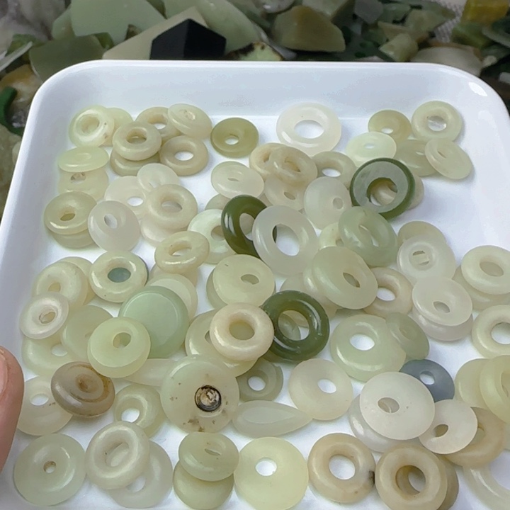 未镶嵌和田玉珠宝半成品坏*叔