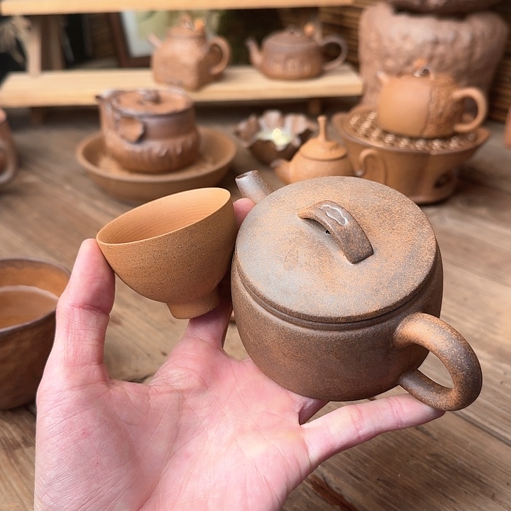 原矿老岩泥茶器系列