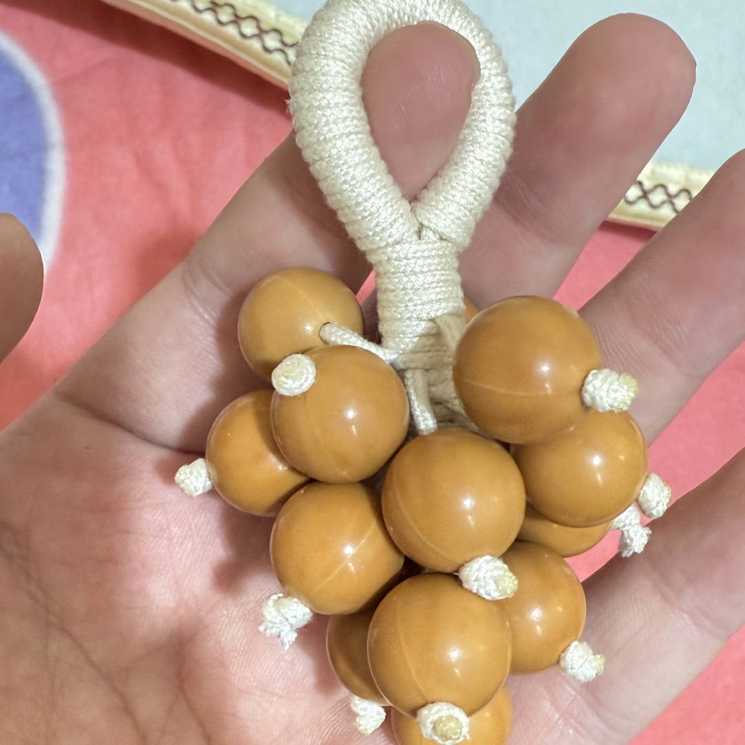 猴头手工编制核桃文玩葡萄串正圆光珠解压神器18颗珠子