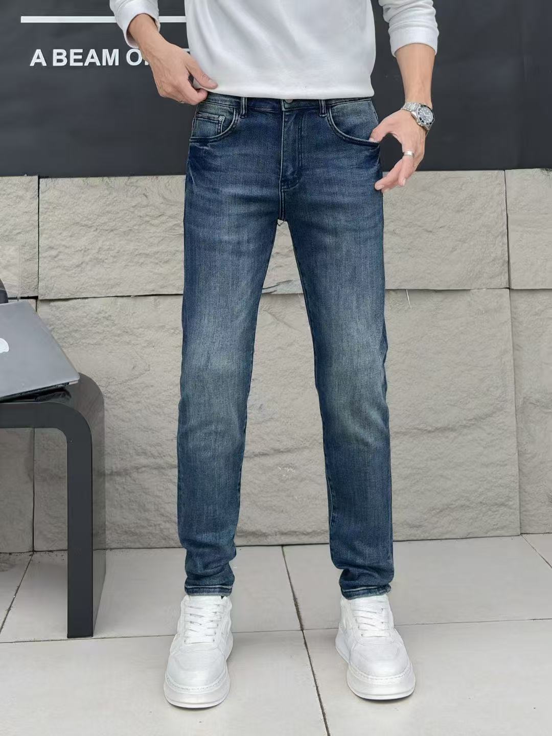 2025-秋冬新款男士欧潮修身小直筒-6533