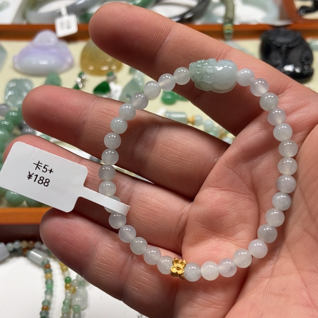 未镶嵌手链翡翠翡翠