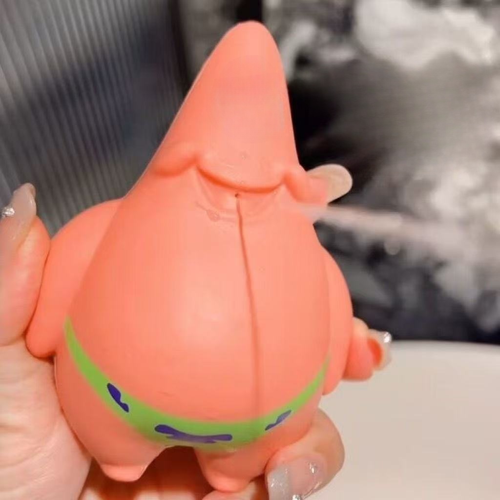 按压式粉红水piupiu玩具Z1301