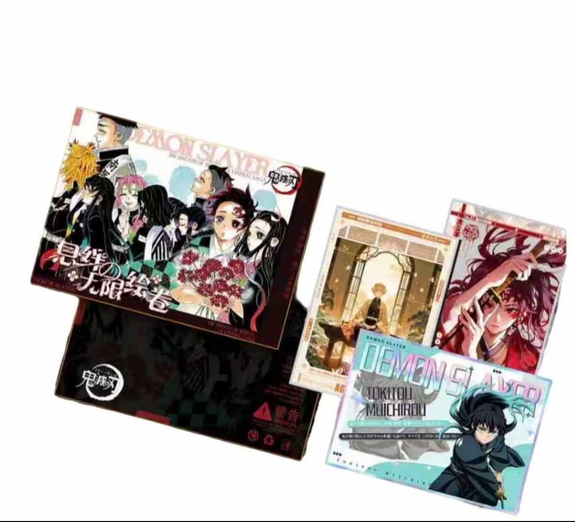 【玩法】枫叶文创 鬼灭之刃息绊无限绘卷 A5 大卡收藏系列国版二创A