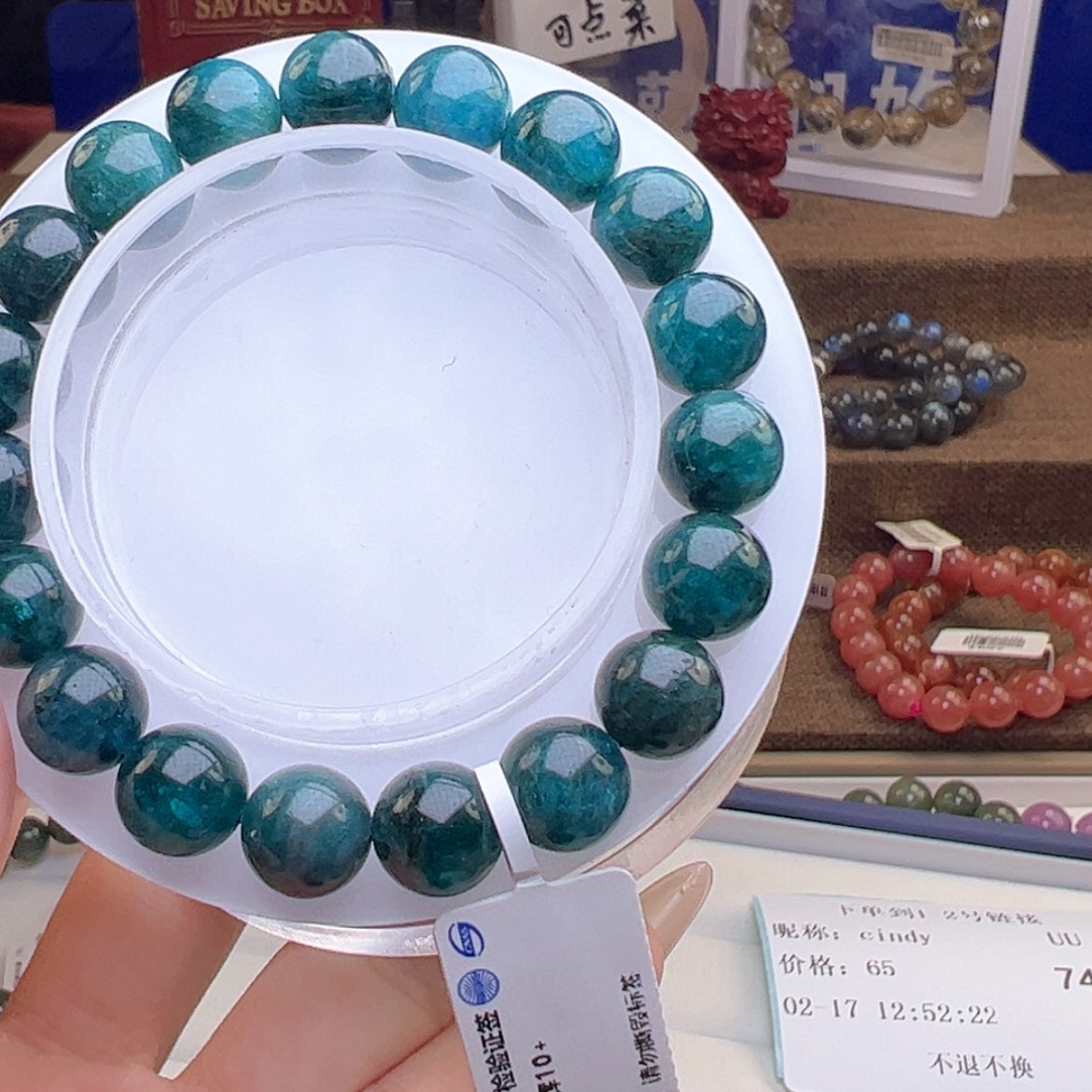 【闪购商品】水晶手链未镶嵌c***y740