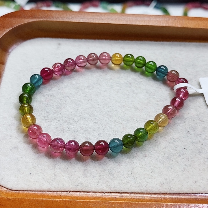 碧玺手链未镶嵌碧玺手串5.7