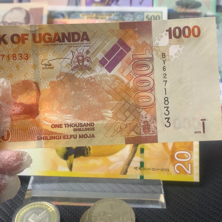 纸币全新纸币乌干达