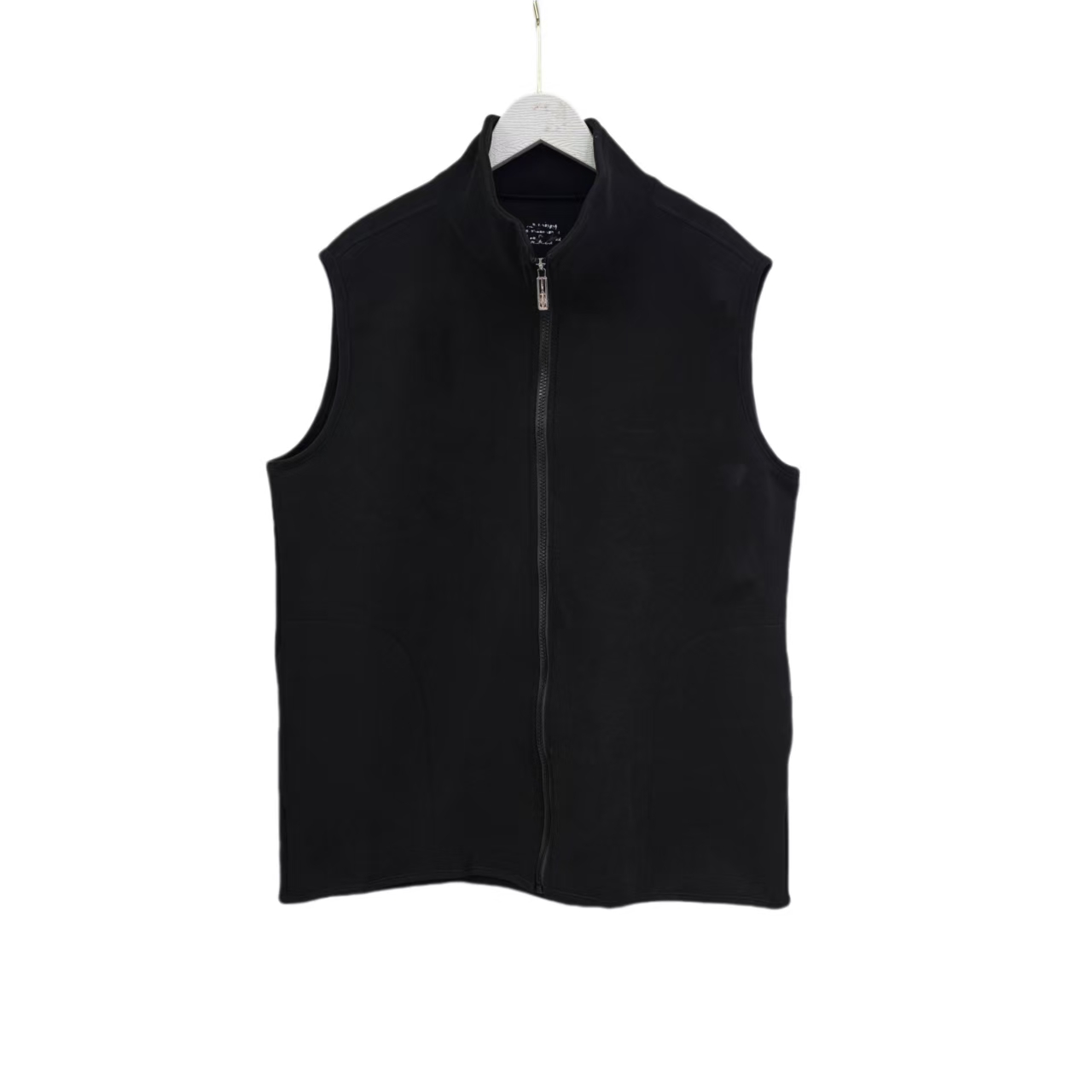 8662-（标不同）男女士（商场货）加厚防风拉链马甲（黑色）