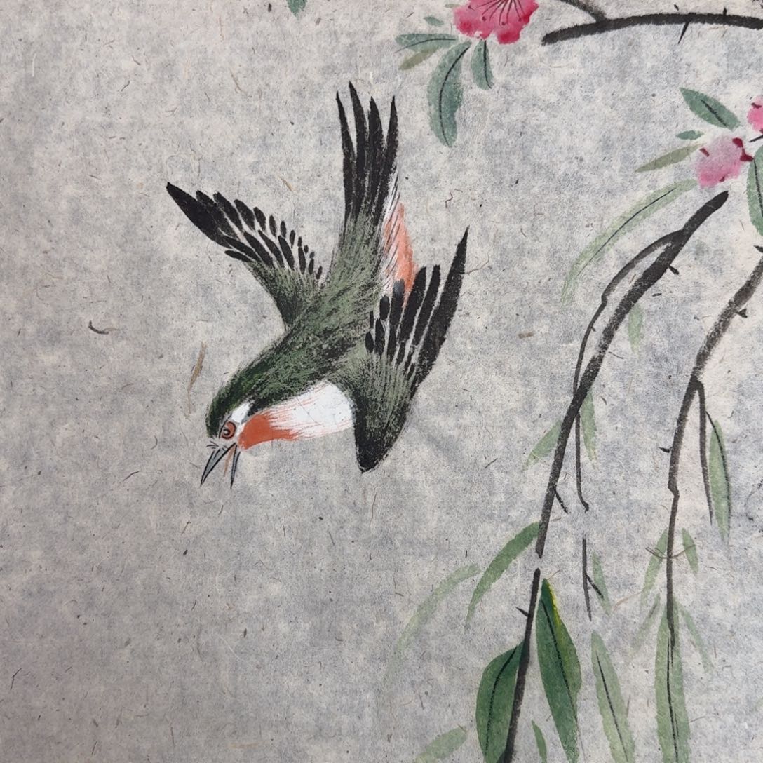 国画国画作品山水花鸟纯手绘