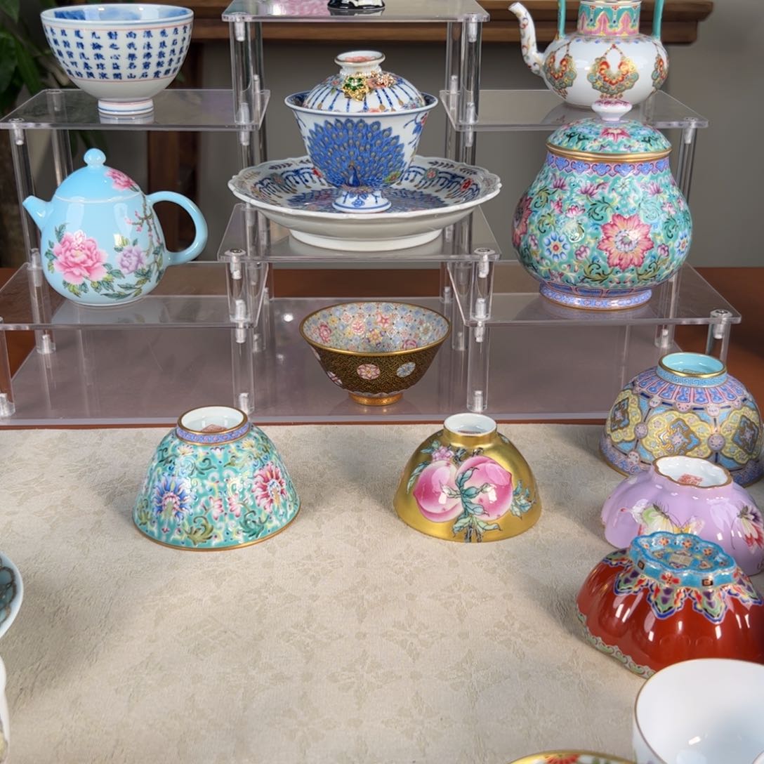 百**园纯手工手绘 高端茶器